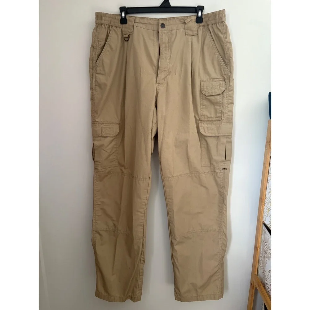 Propper Mens Tactical Cargo Pants Size 40/34‎ Khaki Outdoor Workwear Military